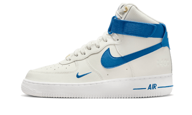 Air Force 1 High 40th Anniversary White Blue DQ7584-100 - Footisking