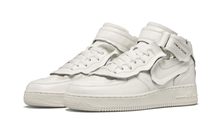 Air Force 1 Mid Comme des Garçons White DC3601-100 - Footisking